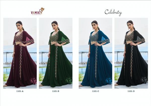 Vamikatm Celebrity Fancy Designer Exclusive Lehenga Choli collection